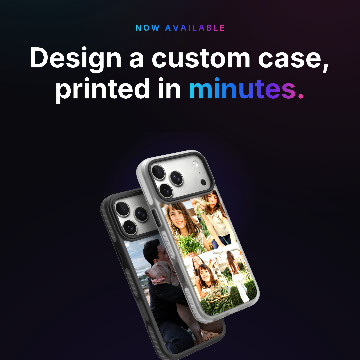 Now available — Square, Dark