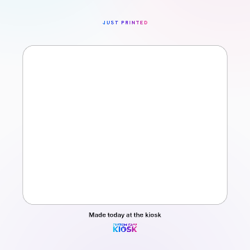 Just printed (photo frame) — Square, Aurora accent