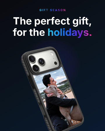 Winter holiday gift — Feed portrait, Dark