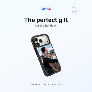 Winter holiday gift — Square, Light